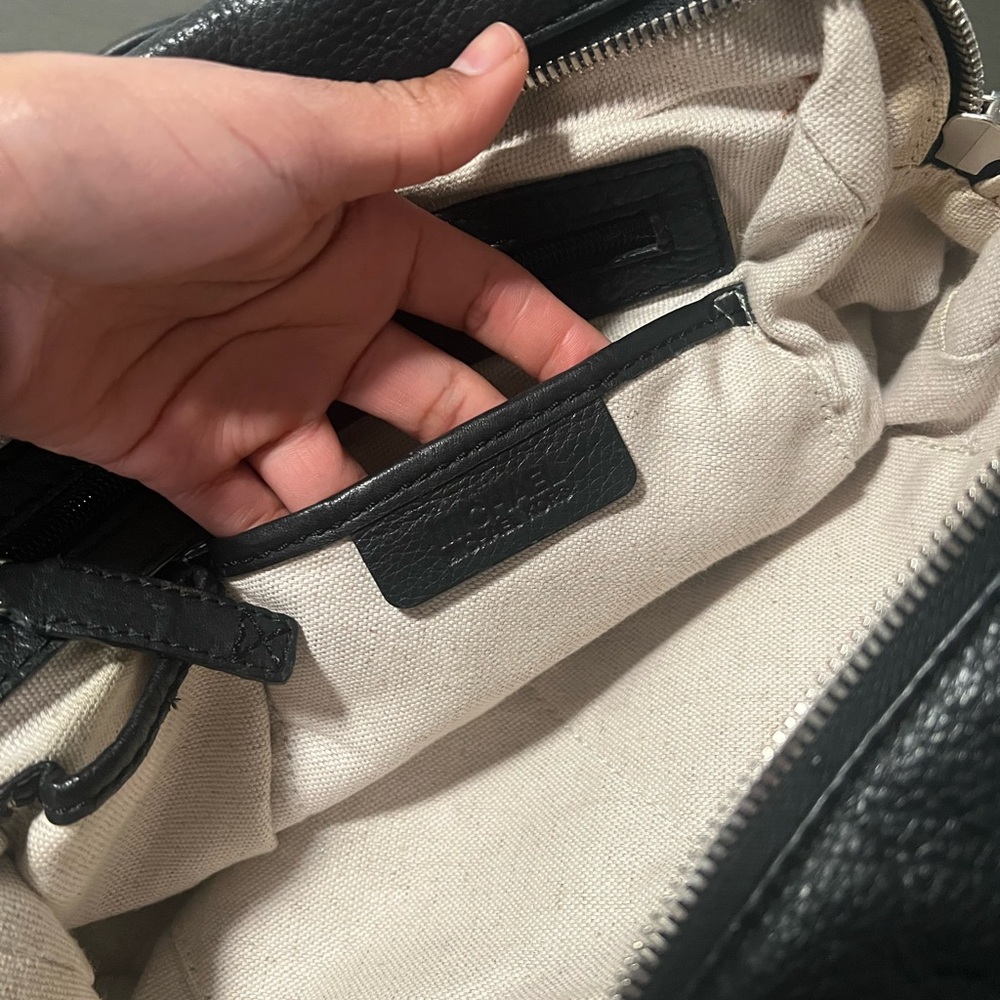 Vintage Michael Kors Black Leather Shoulder Bag - Picture 8 of 10